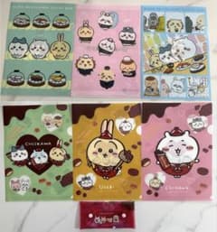 ちいかわ くら寿司 ロッテ×ちいかわ ガーナ A4 クリアファイルセット+おまけ