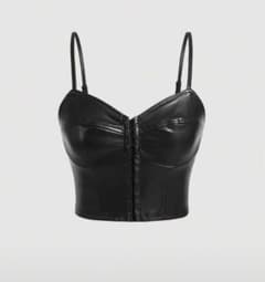 ブラックレザービスチェのサムネイル