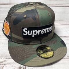 SUPREME 迷彩キャップ 2021年モデル SUPREME New Era コラボキャップ 迷彩 メッシュ キャップ - メルカリ