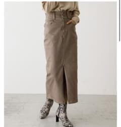 HIGH WAIST SLIT DENIM SKIRTのサムネイル