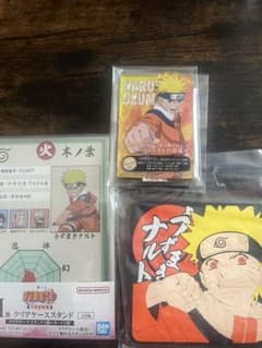 NARUTO 이치 반 쿠지 나카노시 시험편 3점 세트 나루토