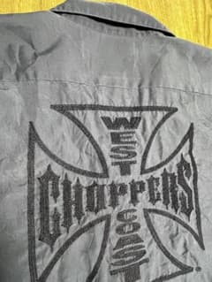 刺繍 XL ヴィンテージWEST COAST CHOPPERS 半袖ワークシャツのサムネイル