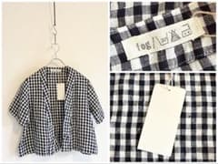タグ付 fog with nest Robe ギンガムチェック ボレロシャツ - メルカリ