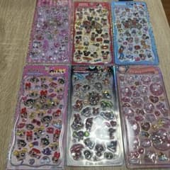 プチドロップステッカー 6枚セット　ボンボンドロップ　ディズニーパワパフのサムネイル