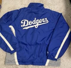 90s majestic MLB L.A ドジャース ナイロンジャケット LA - メルカリ
