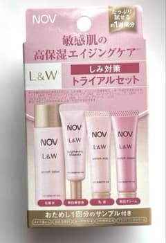 新品】NOV ノブ L&W トライアルセットW（しみ対策） - メルカリ