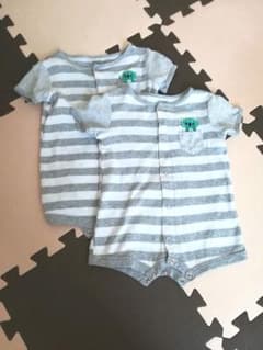 双子さんにも☆カーターズ　ロンパース1枚のサムネイル