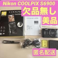 Nikon COOLPIX S6900 コンデジ 黒 ブラック 欠品無し 箱あり - メルカリ
