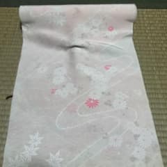 襦袢　ピンク白地　紅葉柄のサムネイル