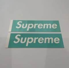 Supreme Tiffany ボックスロゴ ステッカー 2枚セット box - メルカリ