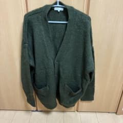 FREAK'S STORE Vネック カーディガン カーキ Lのサムネイル