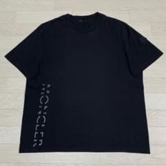 〔美品〕モンクレール　ラバーワッペン　M ブラック　Tシャツ　正規品 5S705 美品〕モンクレール ラバーワッペン M ブラック Tシャツ 正規品 5S705