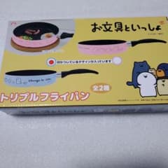 トリプルフライパン お文具といっしょブルー