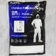 畜*生様 NIKKO BM P6040 化学防護服 3Lのサムネイル