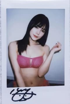 超絶可愛い☆涼森れむ 直筆サイン入りチェキ☆ピングビキニ① - メルカリ