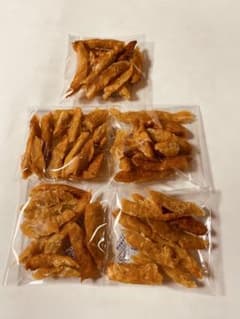 ワンニャン用無添加国産鶏ささみジャーキー20㌘5袋のサムネイル