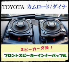 TOYOTA カムロード・ダイナ フロントインナースピーカーバッフル 