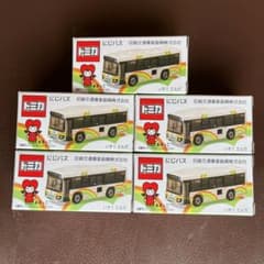 【限定トミカ】にじバス　尼崎市バス　いすゞエルガ　5台セットのサムネイル