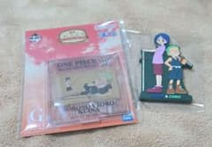 ONE PIECE 쿠이나 & 조로 고무 스탠드 아크릴 스탠드