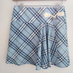BURBERRY BLUE LABEL　36 サックス スカート バーバリー 青のサムネイル