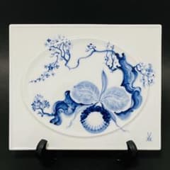 Meissen マイセン ブルーオーキッド 陶板 プラーク - メルカリ