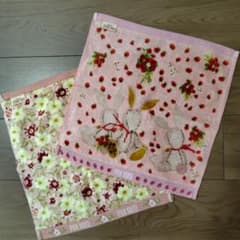 新品】ピンクハウス ハンドタオル ピンクお花 うさぎ 2枚セット - メルカリ
