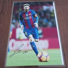 FCバルセロナ リオネル・メッシ選手直筆サイン入りフォト証明書付き FCバルセロナ リオネル・メッシ選手直筆サイン入りフォト証明書付き