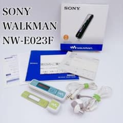 動作確認済】SONY NW−E023F ウォークマン 1GB ブルー グリーン - メルカリ