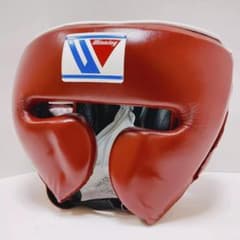 ウイニング winning ヘッドギア　オレンジ／黒　Lサイズ ウイニングヘッドギア(フルオーダー） ウイニングヘッドギア