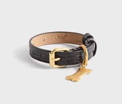 Kith Monogram Leather Collar サイズM 犬用 首輪 - メルカリ