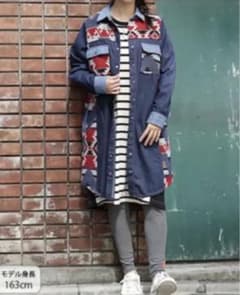 TITICACA  チチカカ　パッチワーク　シャツワンピースのサムネイル