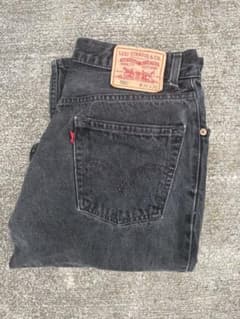 Levi's 550 ブラックデニム W30 L30 メキシコ製 00sのサムネイル