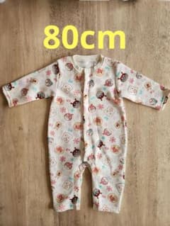 新品・未使用 アンパンマン ロンパース裏起毛 80cmのサムネイル
