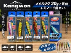 イ*ク様 Kangwon メタルジグ20g×5＋ミノー60 6個セットのサムネイル