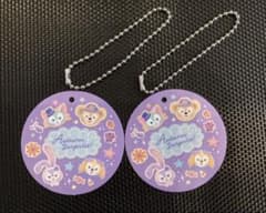 ディズニー　ダッフィー＆フレンズ ハロウィン　タグ 2枚　ボールチェーン付