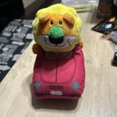 たべっ子どうぶつ たべっ子DRIVE プルバックカーぬいぐるみ らいおんくん