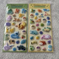 ポケモン スリープ おやすみぷっくりシール vol.1 vol.2 セットのサムネイル