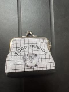 mojojojo がま口ポーチ TODD FRIENDS モノクロのサムネイル
