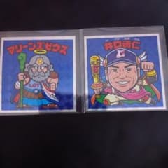ビックリマンシール マリーンズゼウス 井口資仁 2枚セット 即購入歓迎
