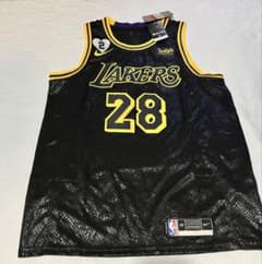 NBA レイカーズ 八村塁　ブラックマンバ　ユニフォーム　コービー、ジジ追悼記念のサムネイル