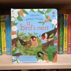 Peep Inside Usborne しかけ絵本　絵本　英語　幼児　英語教育 Peep Inside a bird's nest 英語絵本 仕掛け絵本 しかけ - メルカリ