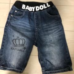ベビードール デニム ハーフパンツのサムネイル