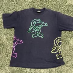 A BATHING APE BAPE Tシャツ ネオンカラー猿 Mのサムネイル