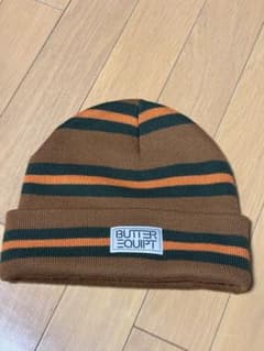 BUTTER EQUIPT ニット帽 ビーニー ボーダー