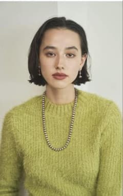 UNSPARE Mohair Like Crew Neck Knitのサムネイル
