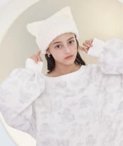 Lovilyn ♡ 猫耳シャギーニット帽のサムネイル