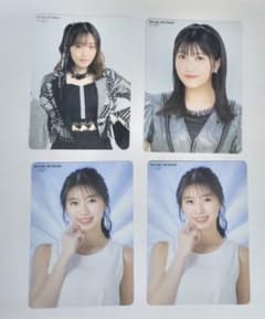 モーニング娘。トレカ 譜久村聖・牧野真莉愛・羽賀朱音 4枚セットのサムネイル