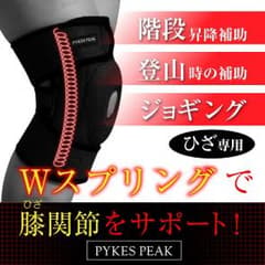 膝サポーター　左右兼用タイプ　標準サイズ　２個セットのサムネイル