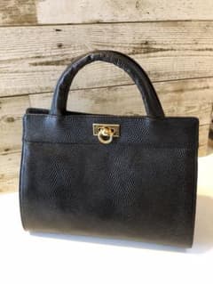 【超美品】2Wayハンドバッグ黒  牛革のサムネイル
