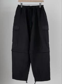 COMOLI RIPSTOP CONVERTIBLE 6P PANTS ブラック - メルカリ